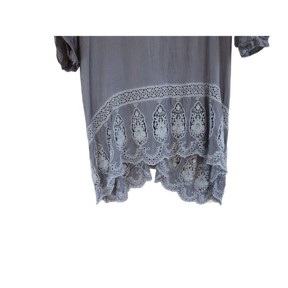 Johnny Was Gray Embroidered Dress - Picture 4 of 15